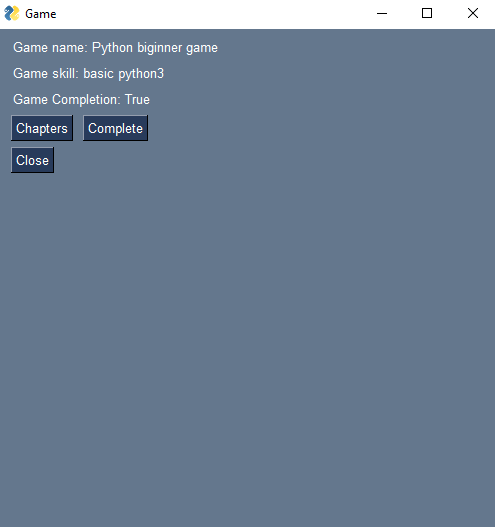 Progature Game Page